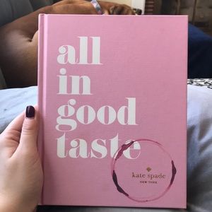 Kate Spade All in Good Taste book